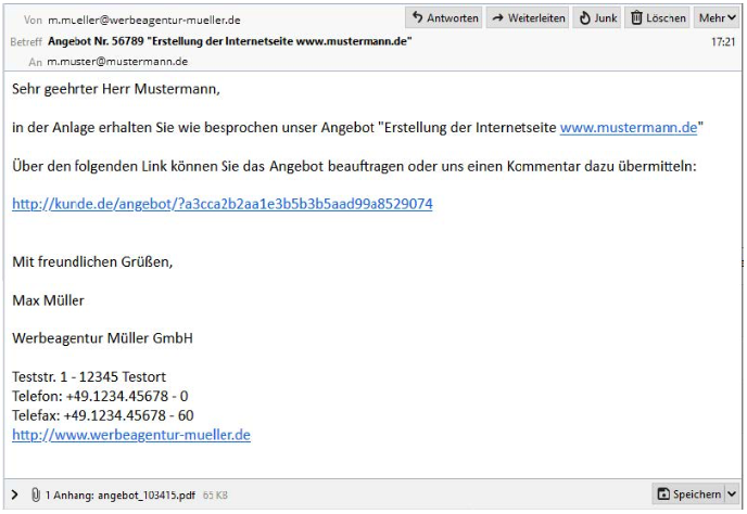 KBMpro Angebotsfreigaben im Agentursoftware Guide