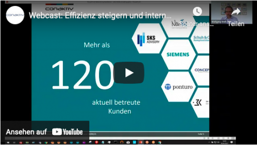 Conaktiv Video «Effizienz steigern» im Agentursoftware-Guide