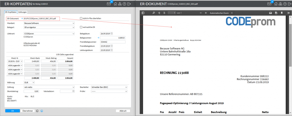 EasyJob im Agentursoftwareguide Rechnung pdf