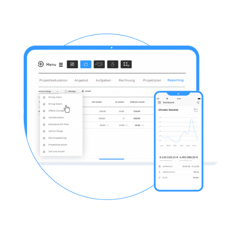 Projektreporting-Troi-im-Agentursoftware-Guide