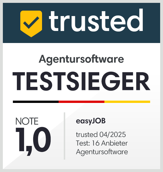 trusted Siegel - Testsieger mit Note 1.0.