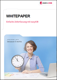 Whitepaper Zeiterfassung Cover easyjob im Agentursoftware-guide 2022