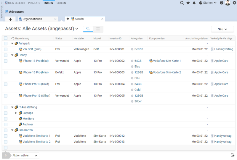 Projektron im Agentursoftware-Guide Screenshot Assets