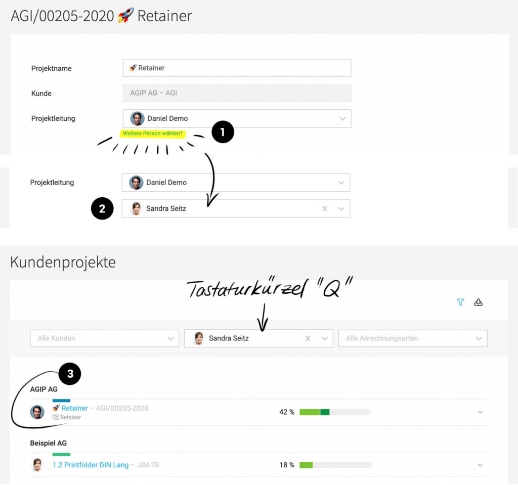 Agentursoftware-Guide Projekt-Helferlein