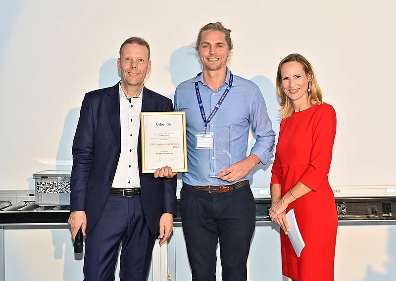 csm Projektron im Agentursoftware Guide Preisverleihung ERP-System des Jahres 2022