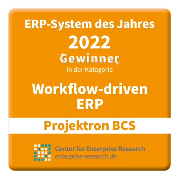 csm Projektron im Agentursoftware Guide Siegel ERP-System des Jahres 2022