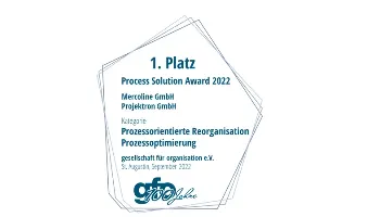 Projektron News: Projektron mit Process Solution Award 2022 ausgezeichnet