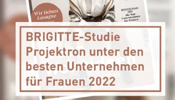 projektron im Agentursoftware-Guide Auszeichnung Brigitte-Studie 2022