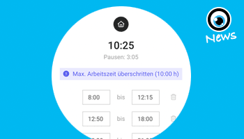 MOCO News: Arbeitszeiterfassung – Visuelle Kontrolle gesetzlicher Vorgaben