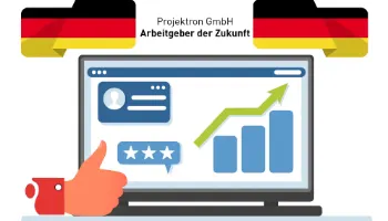 Projektion News: Projektron als Arbeitgeber der Zukunft 2022 ausgezeichnet
