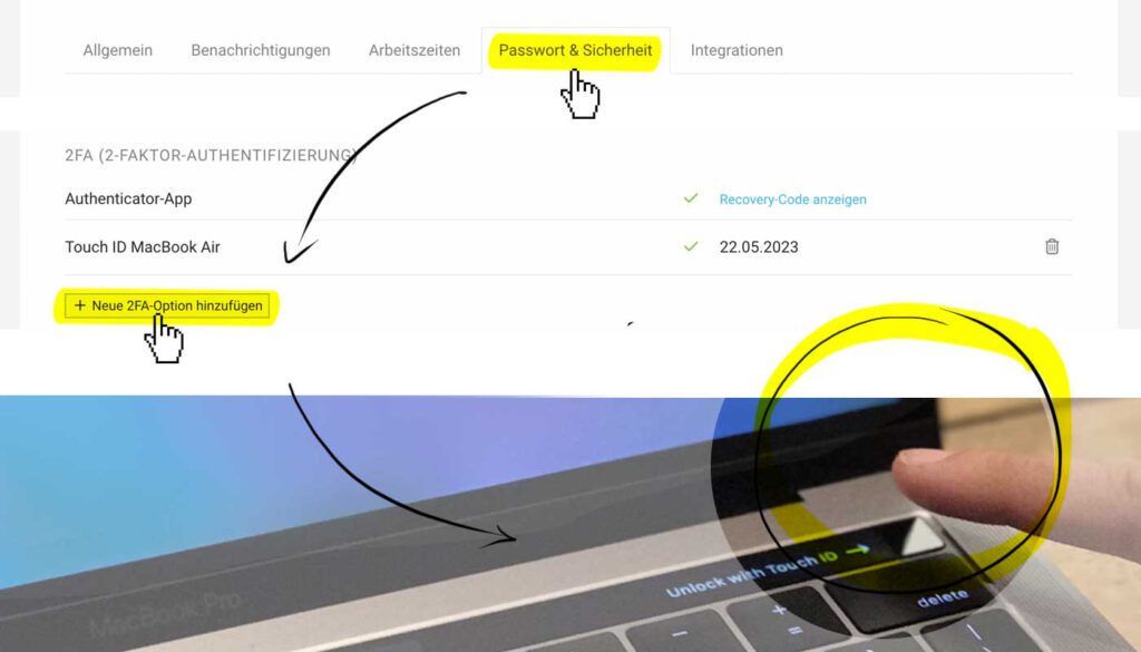 Moco 2FA-Yubikey-touchid-Screen