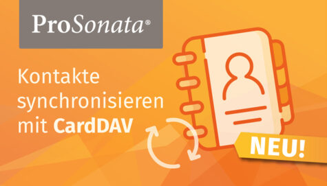 ProSonata News: Neue CardDAV-Integration - Agentursoftware Guide