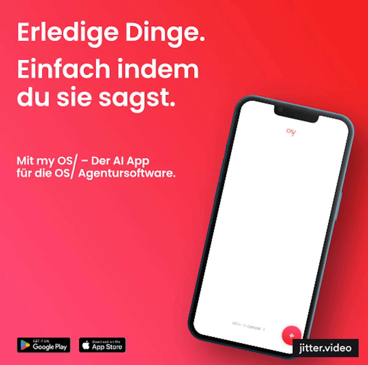 My OS/ Bedienung durch Sprache Screenshot Handy