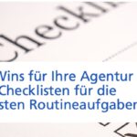 Quick Win 10: Checkliste für wiederkehrende Aufgaben anlegen