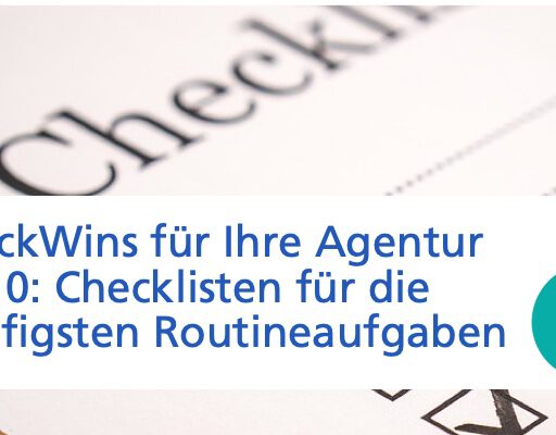 QuickWin10: Checklisten für die wichtigsten Routineaufgaben