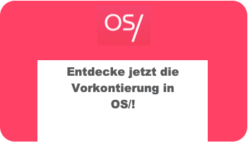 Entdecke jetzt die Vorkontierung in OS/!