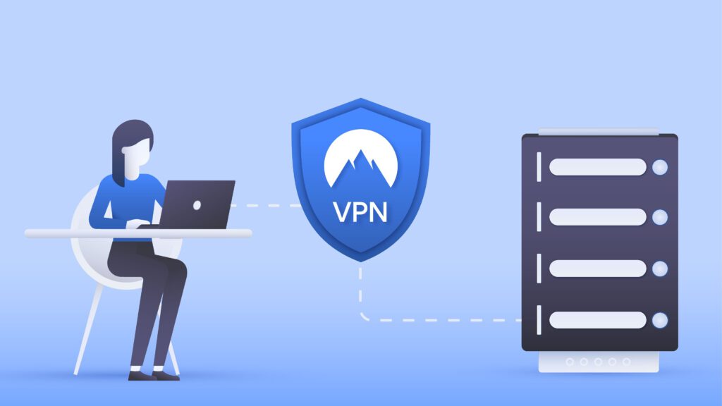 Cyber-Angriffe auf Agenturen: Grafik mit VPN Darstellung