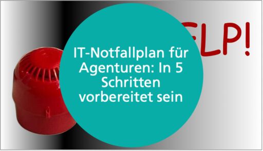 IT-Notfallplan mit Titel als Text