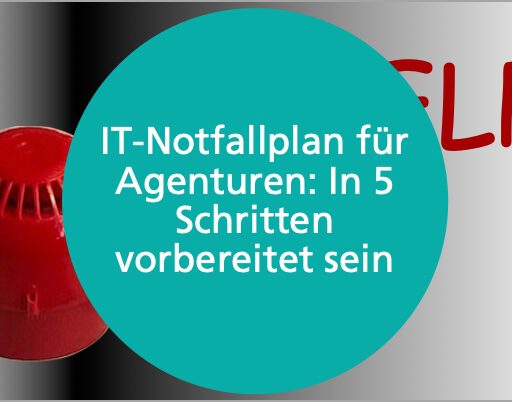 IT-Notfallplan mit Titel als Text