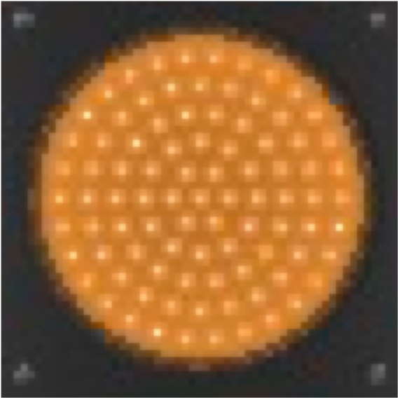 Ampel Licht gelb
