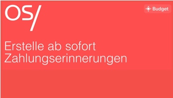 OS/ Zahlungserinnerungen