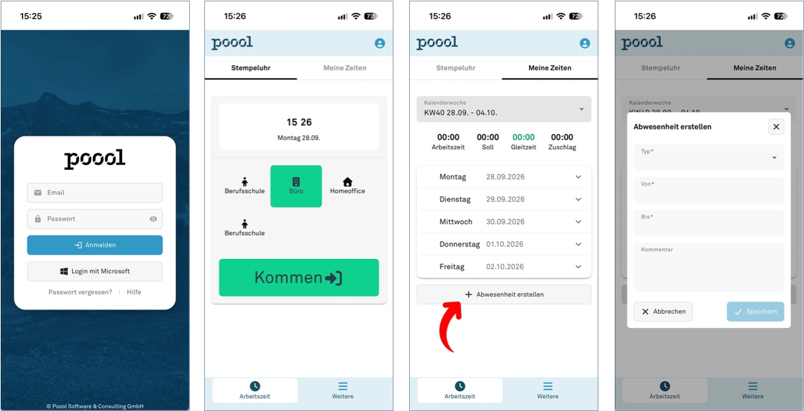 Poool-Updates Q3: Screenshots App