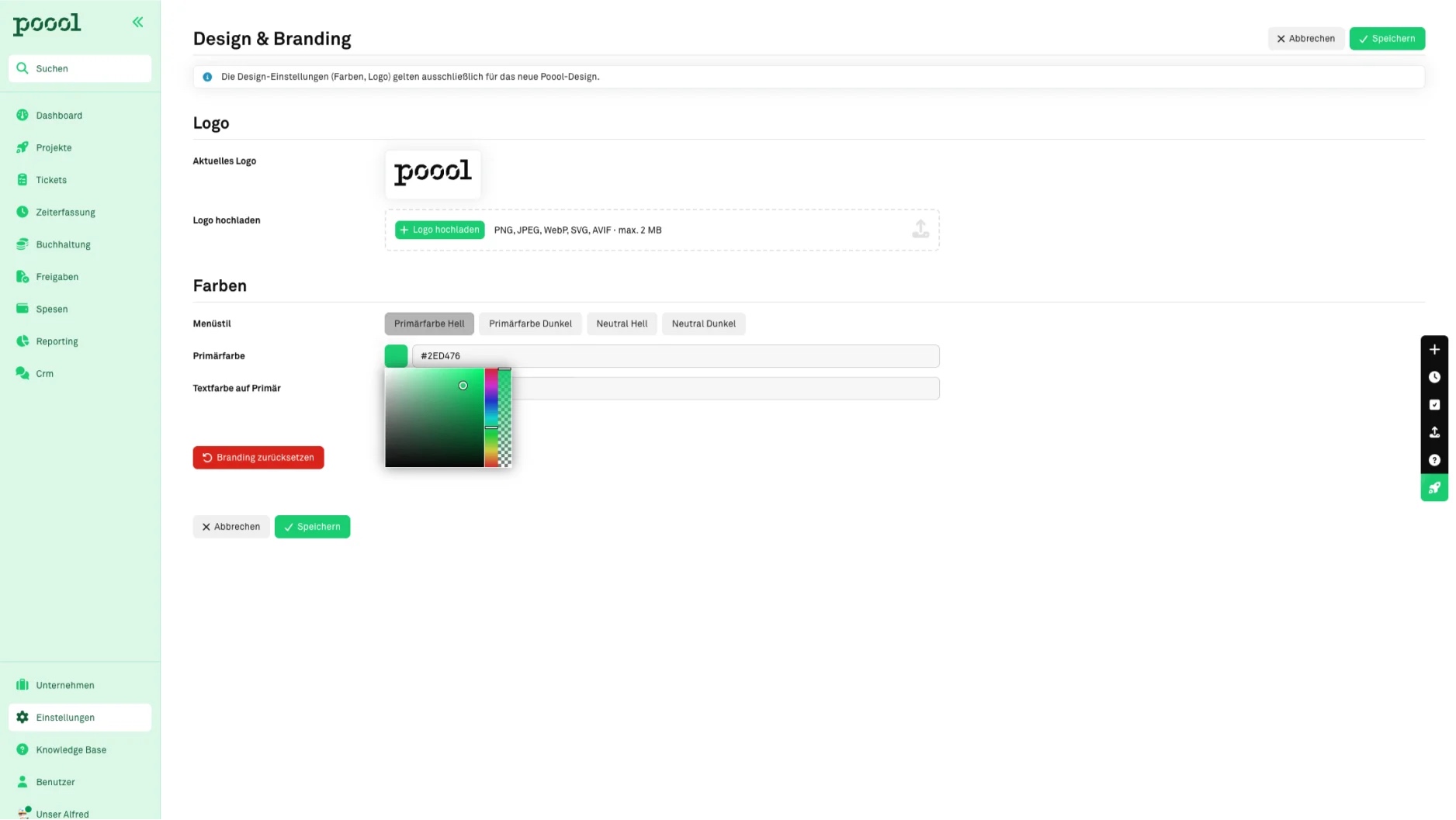 Poool-Updates Q3: Screenshot Branding