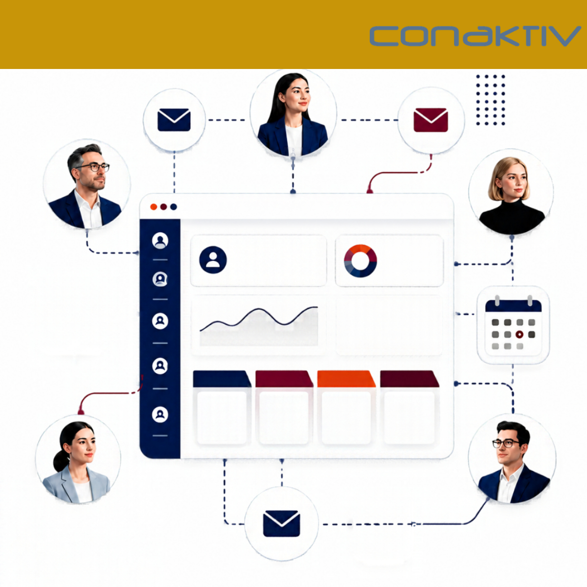 Grafik CRM und ConAktiv