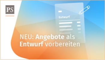 Beitragsbild ProSonata Angebot als Entwurf vorbereiten